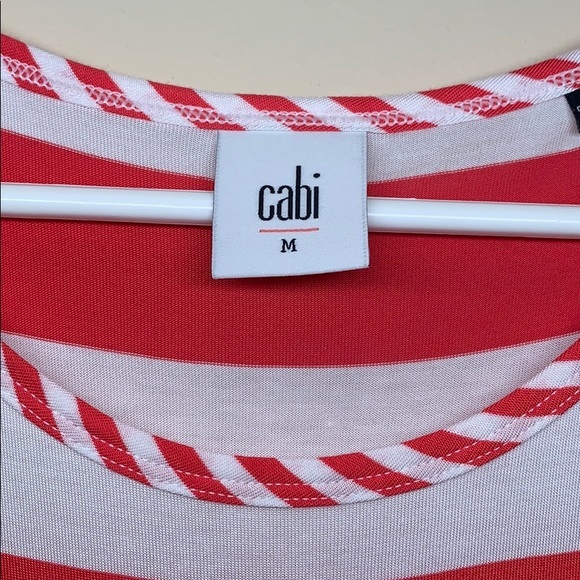CABI striped asymmetrical tank - Picture 4 of 4